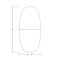 Skutchi Designs 45 in W, 96 in L, 29 in H, Engineered Wood Top, Grey HAR-BOVL-46X93-PT-01 - alternate 2